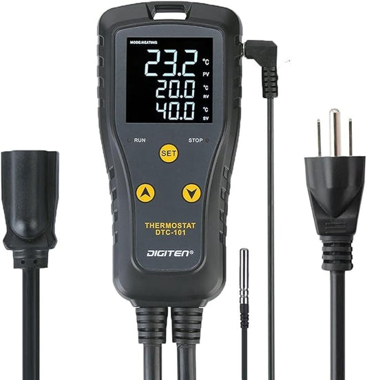 DIGITEN DTC101 Temperature Controller Digital Heat Mat Thermostat Greenhouse by DIGITEN