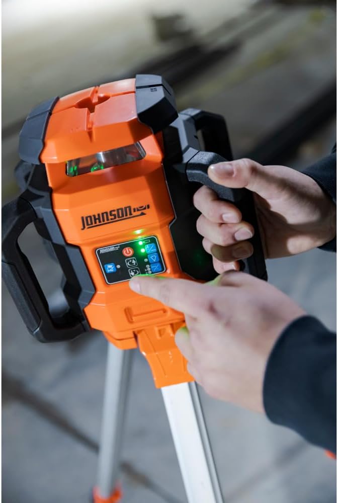Johnson Level & Tool JRT300-GNHV-K Self-Leveling Dual Slope Rotary Laser Kit - Image 8
