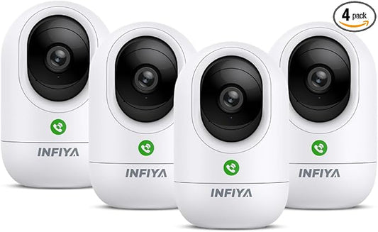 INFIYA 360 Cameras for Home Security-Indoor Camera Monitoring Baby/Nanny by INFIYA