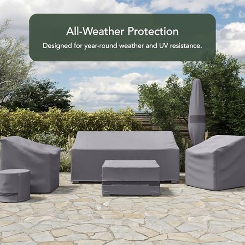 covermates elite outdoor deck box cover - 36w, close-up detail