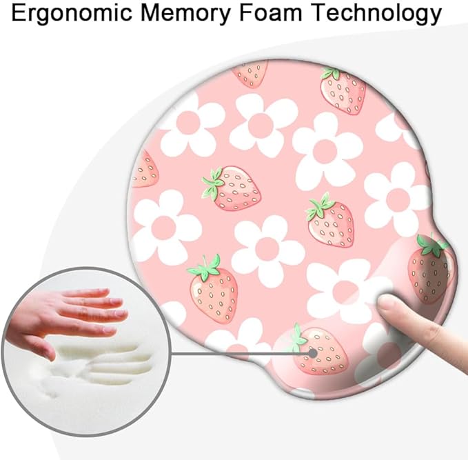 Ergo Comfort Gel Wrist Rest Mouse Pad-Ergonomic Office Mousepad - Image 4