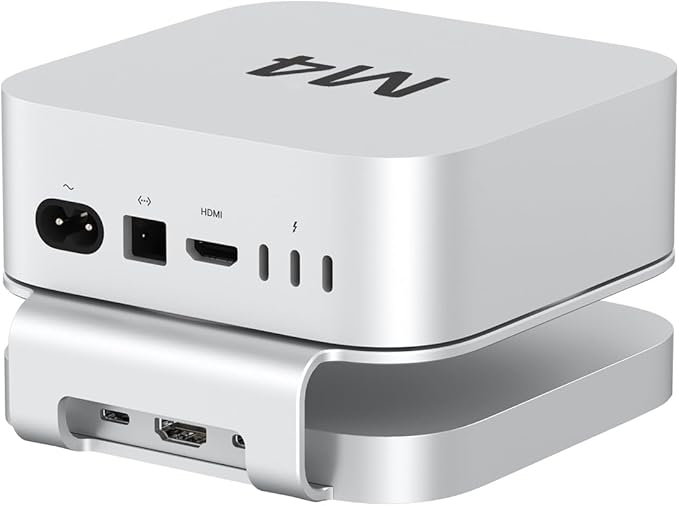 Akyyajaure Mac mini Hub: 9 in 1 Aluminum Stand & Dock - Image 8