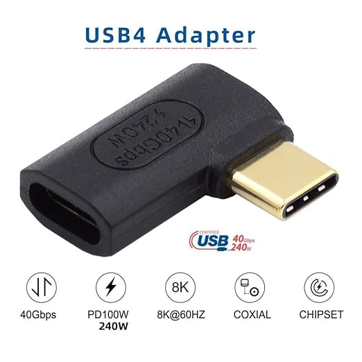 chenyang USB C Connector USB4 Type C 240W Power 40Gbps Data 8K Video Extension - Image 2