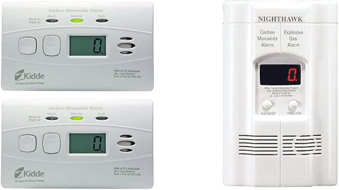 Kidde Carbon Monoxide Detectors and Explosive Gas Alarm by Kidde