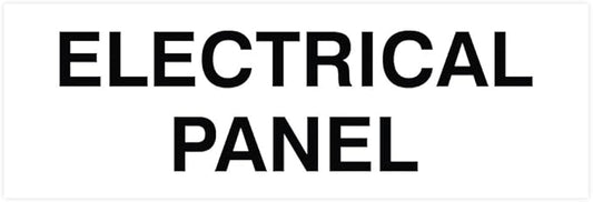 All Quality Basic Electrical Panel Sign by All+Quality