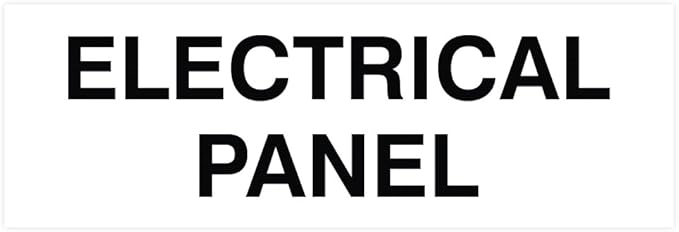 All Quality Basic Electrical Panel Sign by All+Quality