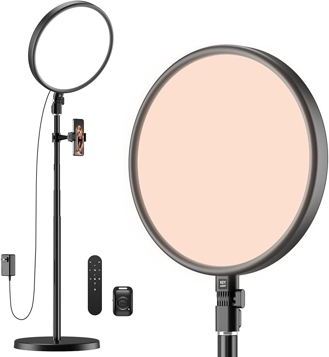 TODI Large Ring Light with 79" Stand, 6500K Full-Screen Selfie Light Ring with - Image 8