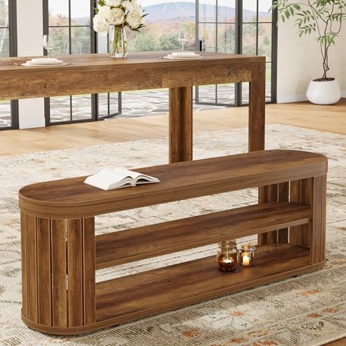 tribesigns 47.2" wooden entryway bench with 2-tier shoe, package contents
