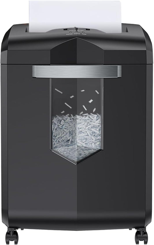 Bonsaii Heavy Duty 18-Sheet Cross-Cut Paper Shredder 60-Minute Runtime 6-Gallon by bonsaii