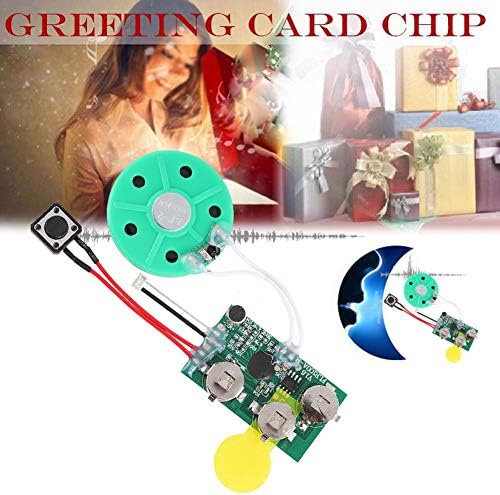 fosa DIY Greeting Card Chip, 60 Seconds Music Sound Audio Voice Recording - Image 4