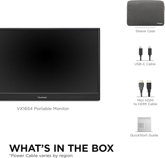 ViewSonic VX1654 16 Inch 1080p IPS Portable Gaming Monitor - Image 7