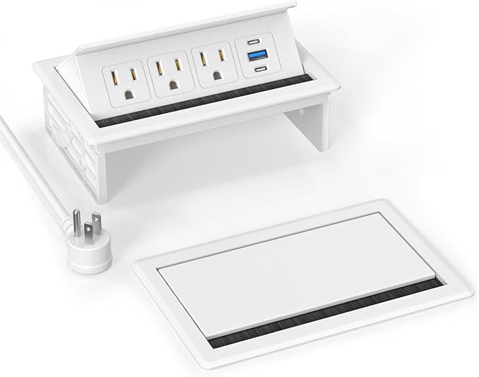 Recessed Conference Table Power Hub by VILONG