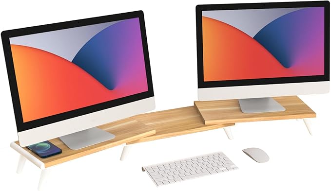 loukin Dual Monitor Stand Riser by LOUKIN