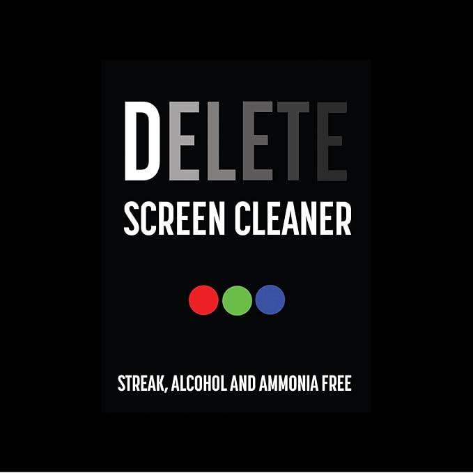 Delete Screen Cleaner 16oz Spray Bottle | Premium Streak-Free, Alcohol & - Image 8