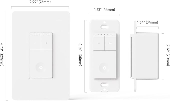 TREATLIFE Smart Dimmer Switch, Neutral Wire Needed, 2.4Ghz Wi-Fi Light Switch - Image 9