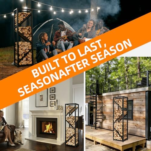 4ft adjustable firewood rack heavy duty metal log, package contents