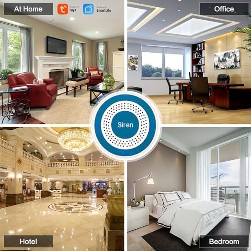 Hapippofa Alarm System for Home Security, 9 Pieces Smart WiFi Door Alarm System - Image 9