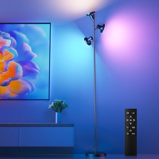 SIBRILLE RGB Floor Lamp, 36W Bright LED Standing Lamp by SIBRILLE