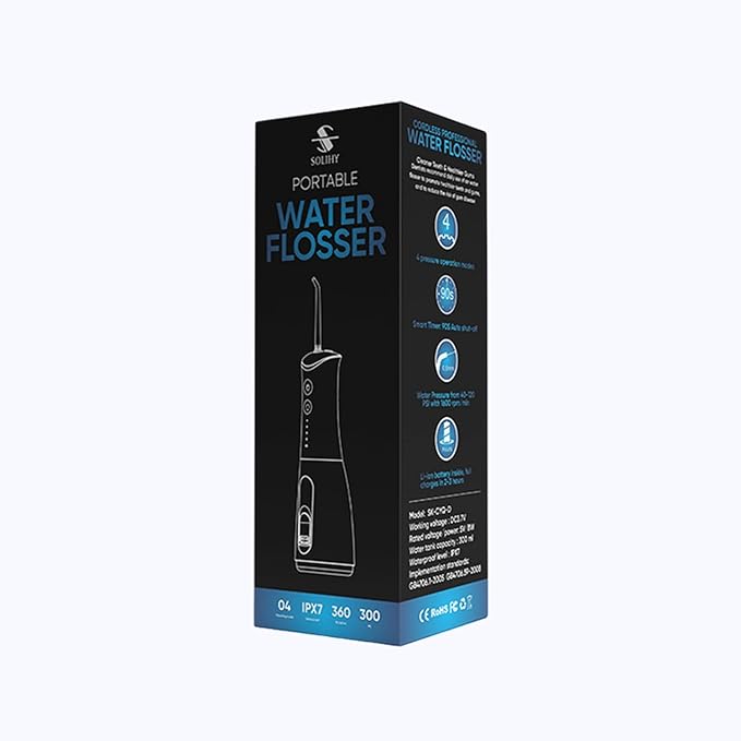 SOLIHY Cordless Water Flosser, Water Dental Flosser, Rechargeable Irrigation - Image 7