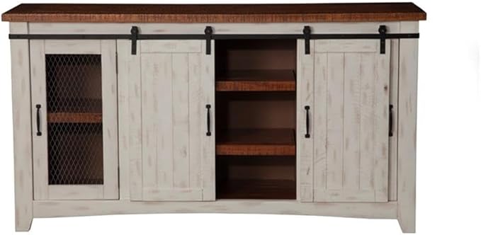 Martin Svensson Home Rustic 65” Solid Wood TV Stand - Image 8