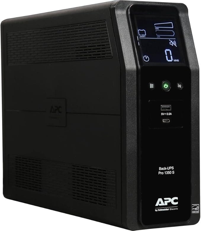 APC Sinewave UPS Back-UPS Pro, 1350VA Battery Backup & Surge Protector - Image 3