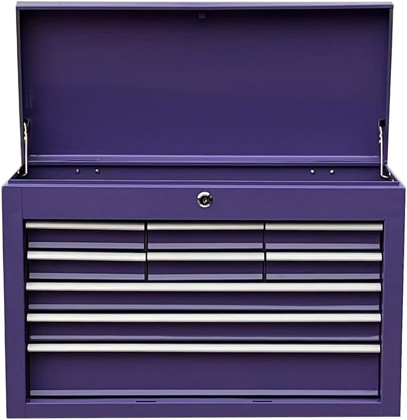 workington portable metal tool chest with 9 drawers, main product view
