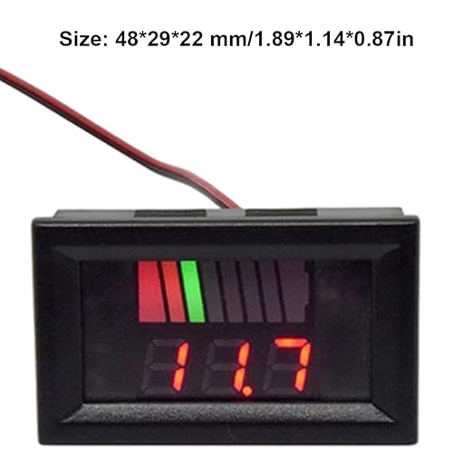 Battery Charge Level Indicator Universal Car Battery Capacity Meter Tester - Image 2