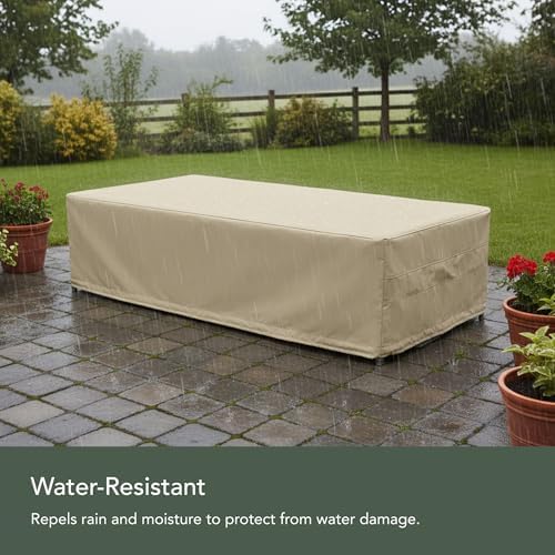 covermates elite outdoor deck box cover - 72w, front angle view
