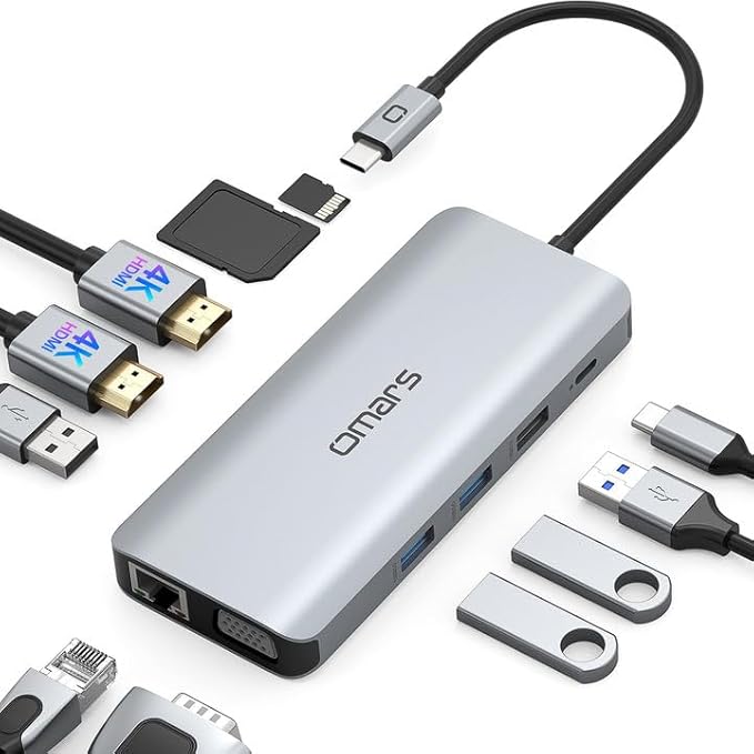 USB C Laptop Docking Station Dual Monitor HDMI - Image 4