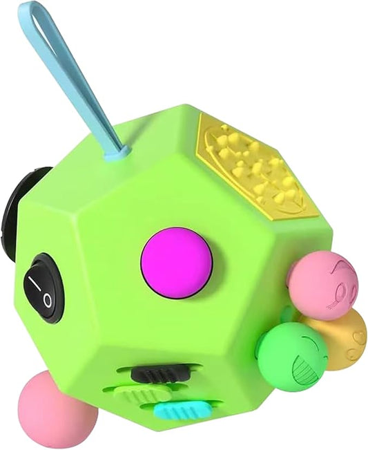 Fidget Dodecagon –12-Side Fidget Toys Cube Relieves Stress and Anxiety Anti by DoDoMagxanadu