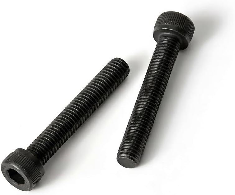 M4 x 14mm (50 Pack) Socket Head Cap Bolts with Hex Spanner, Black Oxide 304 Stainless Steel 18-8, Allen Socket Drive, Full Thread