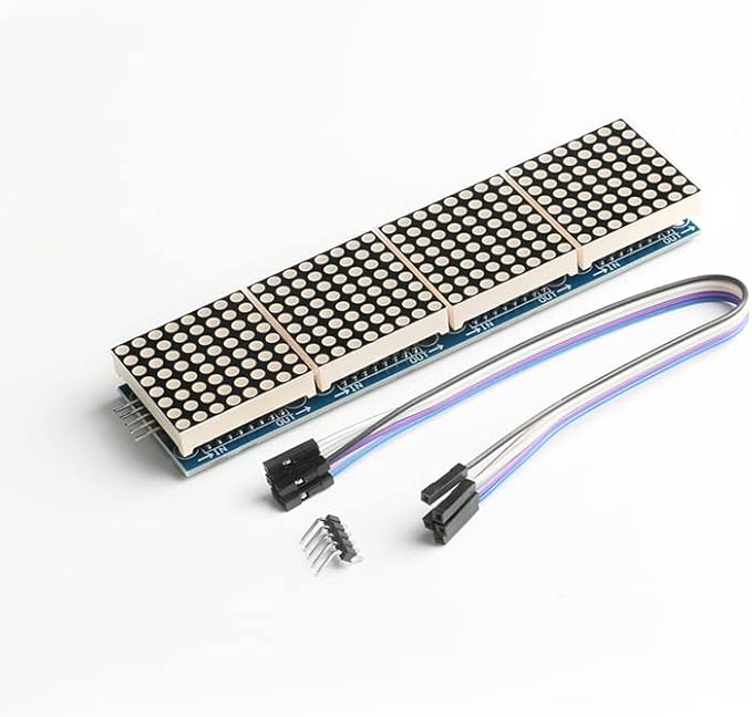 2Pcs MAX7219 Dot Matrix Display 4 in 1 Integrated Display 4 Dot Matrix - Image 3