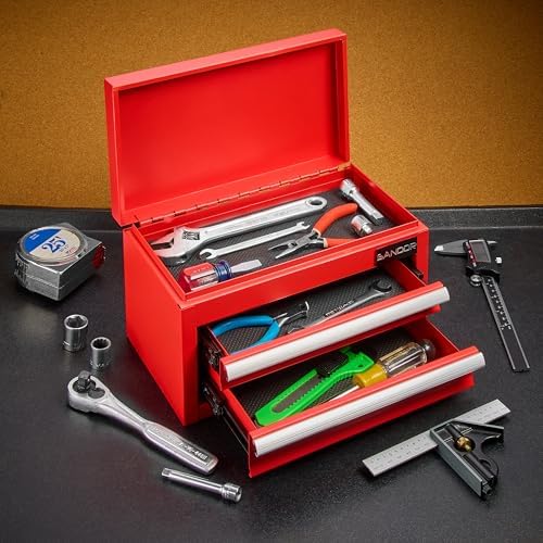 mini tool box - metal tool chest with, main product view