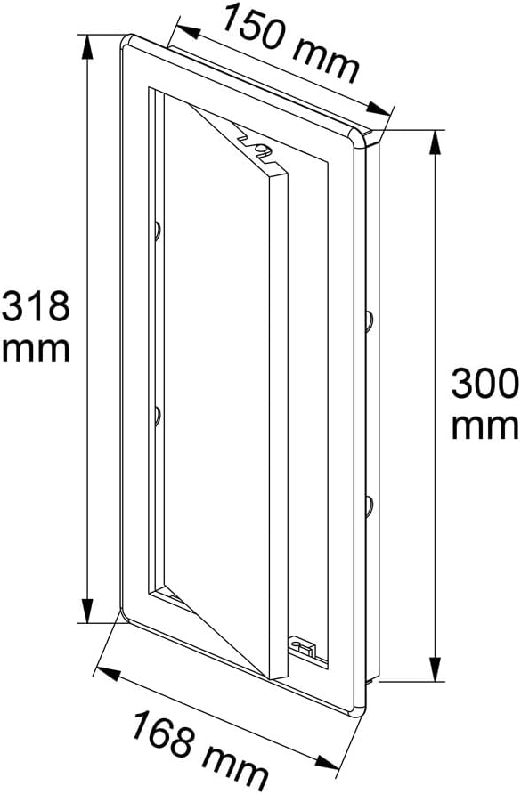 Awenta 6 x 12 Inch Access Panel - Image 5