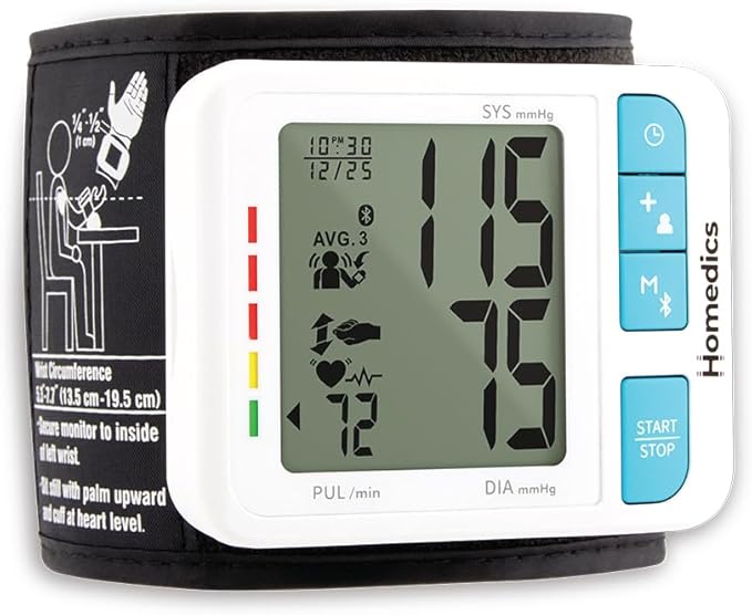 Homedics 700 Series Wrist Cuff Blood Pressure Monitor by Homedics