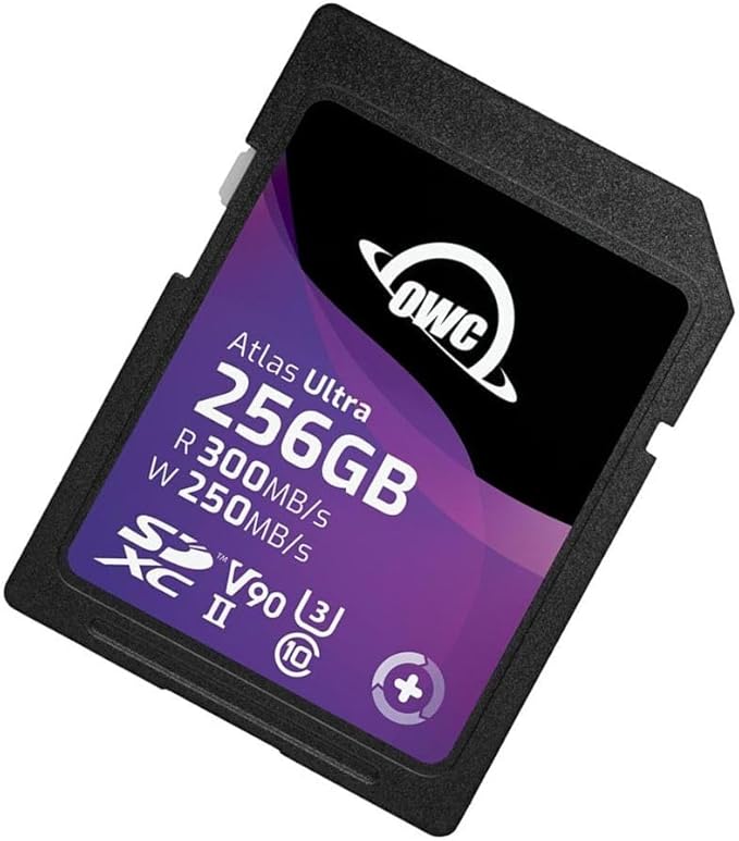 OWC Atlas Ultra 256GB SDXC UHS-II V90 Media Card - Image 4