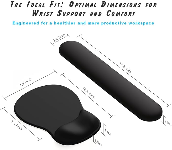 ErgoComfort Gel Wrist Rest Mouse Pad-Ergonomic Office Mousepad - Image 7
