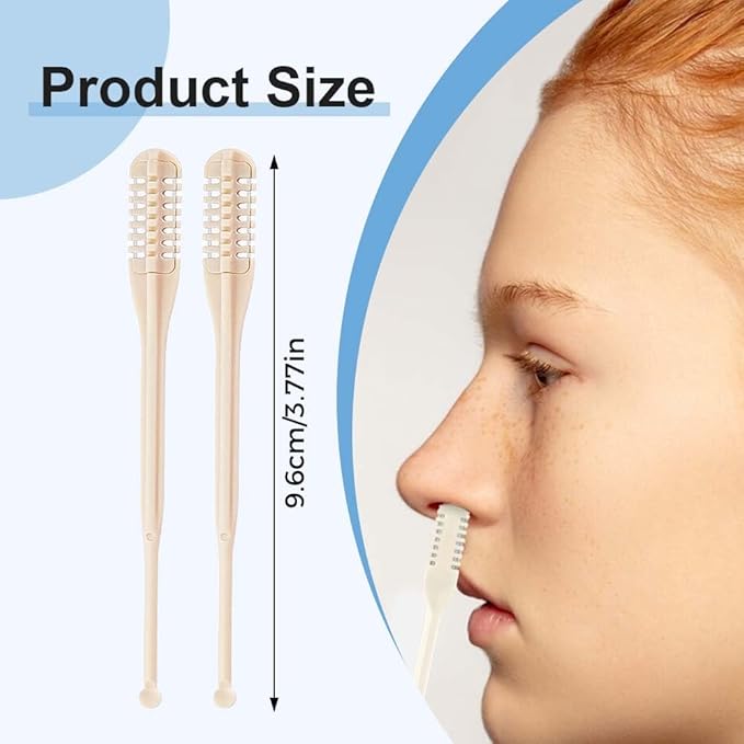 ROWPOZ 2-in-1 Nasal Hair Cutter, Durable Double Sided Trimmer Mini Nose Trimmer - Image 2