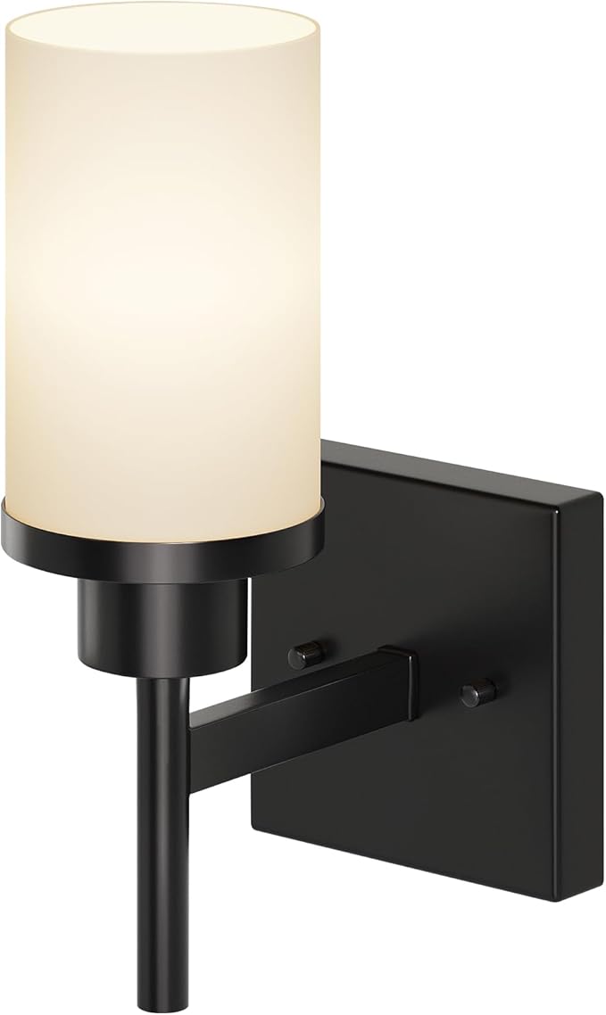 AONEON Wall Light Fixtures Matte Black Bathroom Vanity Lights Over Mirror by AONEON