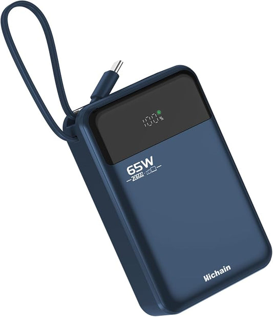 Hichain Laptop Power Bank 65W Laptop Portable Charger 20000mAh Battery Pack by Hichainmakeyourlifebetter