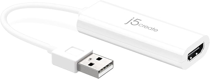 j5create USB to HDMI Display Adapter- USB to HDMI 1080P Cable Converter Adapter by j5create