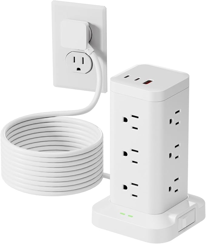 Tagzilo 15-in-1 Power Strip Tower by Tagzilo