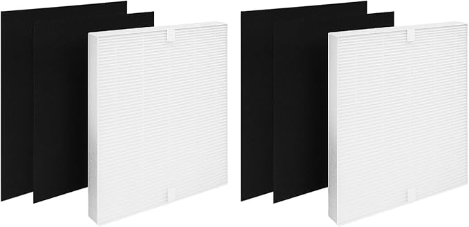 Nispira True HEPA Activated Carbon Replacement Filter Compatible by Nispira