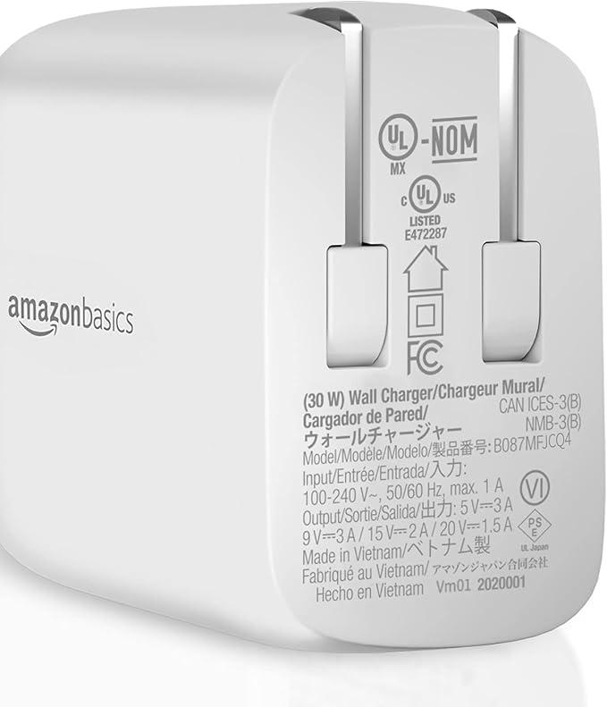 Amazon Basics 30W One-Port GaN USB-C Wall Charger - Image 2