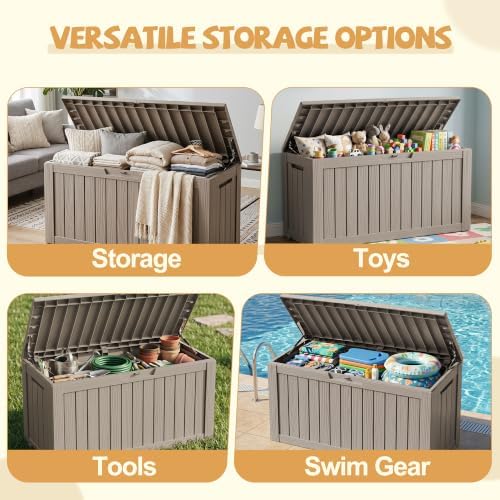 efu outdoor storage box, 170 gal gen 2, package contents