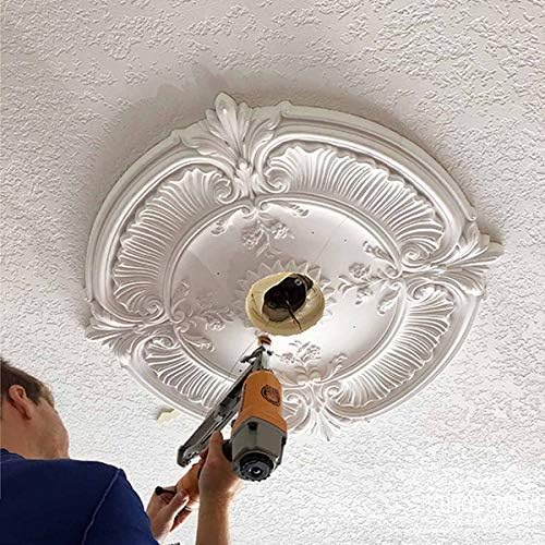 23 1/2"OD x 3 1/2"ID x 2 1/8"P Vaduz Ceiling Medallion (Fits Canopies up to 3 1/2")