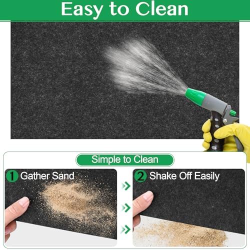 tolanbbt outdoor storage shed floor mat, 6.6 x, package contents