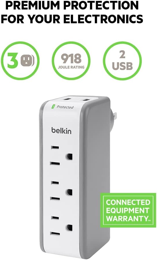 Belkin Wall Mount Surge Protector - Image 3