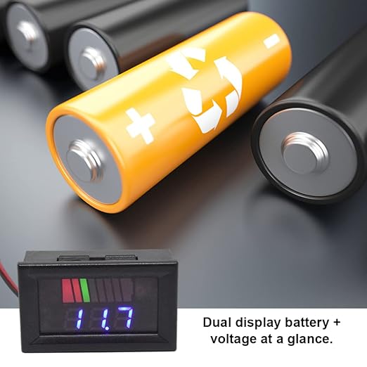 Battery Charge Level Indicator Universal Car Battery Capacity Meter Tester - Image 7