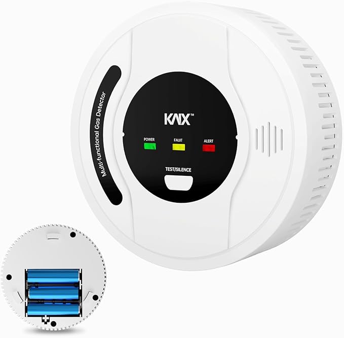 4-in-1 RV Propane Gas Detector, RV Carbon Monoxide Detectors, Smoke Detector by KAIX